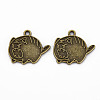 Tibetan Style Alloy Pendant Enamel Settings LS-TIBEP-N010-023AB-RS-1