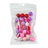 35Pcs Food Grade Eco-Friendly Silicone Focal Beads SIL-FS0001-22D-6