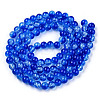 Transparent Crackle Baking Paint Glass Beads X1-DGLA-T003-01C-03-2