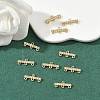 SHEGRACE Brass Micro Pave Pave Cubic Zirconia Chandelier Components Links XGRQ3D792-498G-5