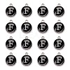 Platinum Plated Alloy Charms X-ENAM-S118-02F-P-2
