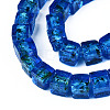 Handmade Silver Foil Lampwork Beads FOIL-N004-01A-04-3