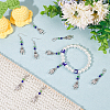 Robot Pendant Stitch Markers HJEW-AB00294-5