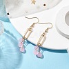 Imitation Jade Glass Dangle Earrings EJEW-JE05924-01-2