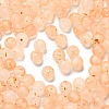 Frosted Transparent Acrylic Beads X1-OACR-F013-13E-1