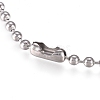 304 Stainless Steel Ball Chain Necklace STAS-D233-06P-2