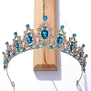 Alloy Rhinestone Crown Hair Bands PW-WG903DF-08-1