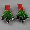Cute Christmas Acrylic Alligator Hair Clips PHAR-WH0013-03B-1
