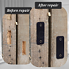 201 Stainless Steel Door Lock Hole Cover Plate DIY-WH0750-373A-4