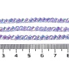 Electroplate Glass Beads Strands GLAA-Q105-04A-4
