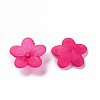 Frosted Acrylic Bead Caps MACR-S371-08A-706-2