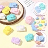 12Pcs 6 Colors Opaque Acrylic Beads MACR-YW0004-66-3