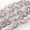 Electroplate Glass Bead Strands EGLA-J140-PL02-14mm-1