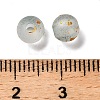 Frosted Transparent Acrylic Beads OACR-F013-12F-3