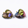 Assembled Bronzite and Imperial Jasper Pendants G-T111-04I-2