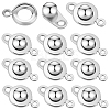 20Pcs 201 Stainless Steel Snap Clasps STAS-BBC0005-88B-1