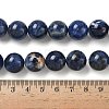 Round Natural Sodalite Beads Strands G-F222-39-14mm-2
