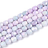 Anti-Tarnish Electroplate Glass Beads Strands GLAA-N057-6mm-05-1