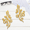Ethnic Style Flower Pattern Computerized Embroidery Appliques PATC-WH20017-21E-3