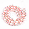 Baking Painted Pearlized Glass Pearl Bead Strands HY-N002-6mm-A10-3