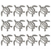 12Pcs Turtle Alloy Lapel Pinks for Backpack Clothes JEWB-CA0001-88AS-1