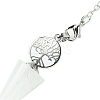 Natural Quartz Crystal Cone Dowsing Pendulum Big Pendants G-C114-02P-21-4