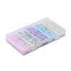 605Pcs 15 Style Spray Painted ABS Plastic Imitation Pearl Beads OACR-YW0001-34-6