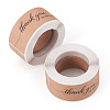 2 Rolls Rectangle Thank You Theme Paper Stickers DIY-TA0013-47C-2