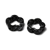 Flower Hollow Glazed Porcelain Bead Frame PORC-A034-09F-2