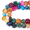 3 Strands Natural Agate Beads Strands G-TA0002-72-2