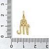 Brass Micro Pave Cubic Zirconia Pendants KK-M273-01G-M-3