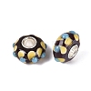 Handmade Lampwork & Brass Core European Beads LAMP-N044-13S-01-3