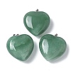 Natural Green Aventurine Pendants G-A259-02P-05-1