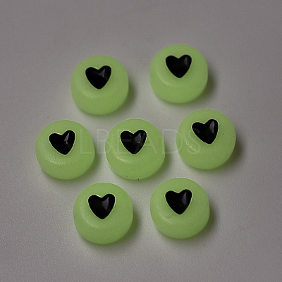 Luminous Acrylic Beads MACR-S273-24-1