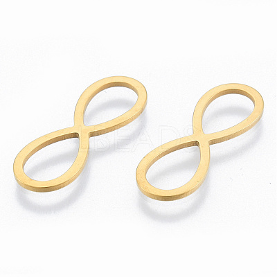 201 Stainless Steel Connector Charms STAS-N090-T18-2-1