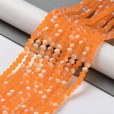 Transparent Glass Beads Strands LS-EGLA-A034-T4mm-MB05-1