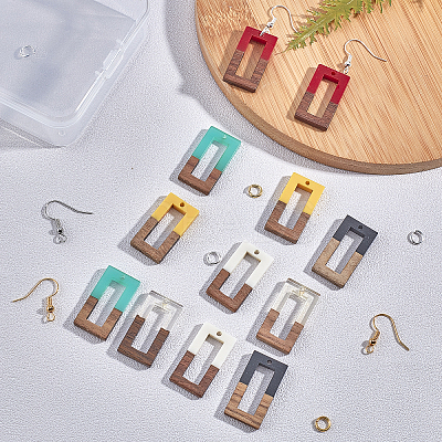 DIY Dangle Earring Making Kits DIY-OC0002-56-1