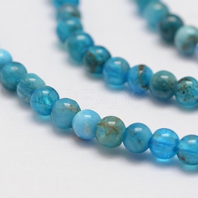 Natural Apatite Beads Strands G-D856-01-4mm-1