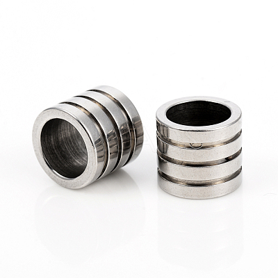 Non-Tarnish 201 Stainless Steel European Beads STAS-I149-33A-1