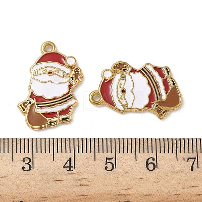 304 Stainless Steel Enamel Pendants STAS-L300-012G-30-1