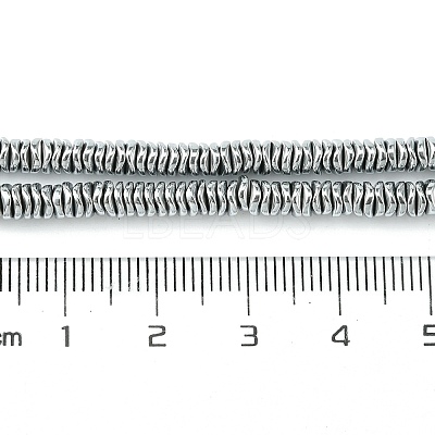 Electroplated Synthetic Non-Magnetic Hematite Beads Strands G-H020-M01-12-1