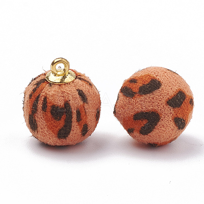 Handmade Cloth Fabric Covered Pendants LS-WOVE-N006-21B-1