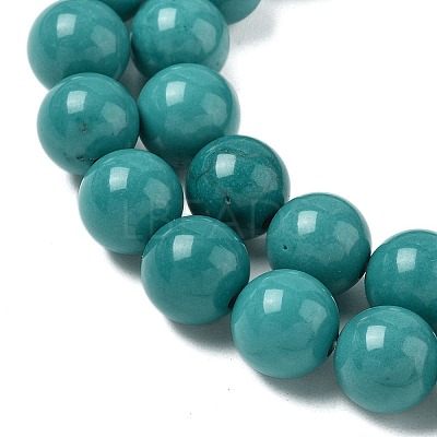 Natural Magnesite Beads Strands G-K244-02-8mm-03-1