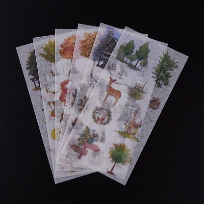 Natural Theme Stickers DIY-L038-A06-1