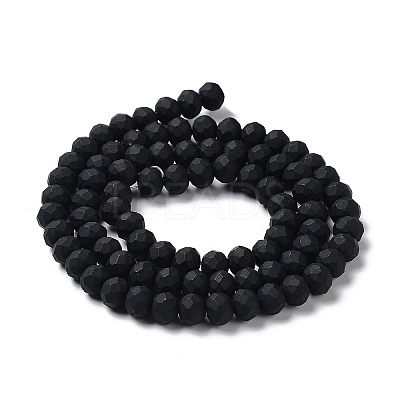 Glass Beads Strands EGLA-A034-P2mm-MD18-1