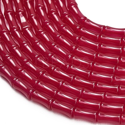 Lab Grown Red Corundum Beads Strands GG-CBAC488-03B-1