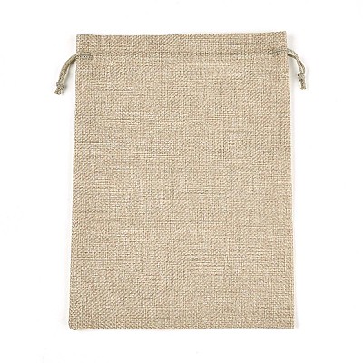 Burlap Packing Pouches Drawstring Bags ABAG-Q050-17x23-01-1