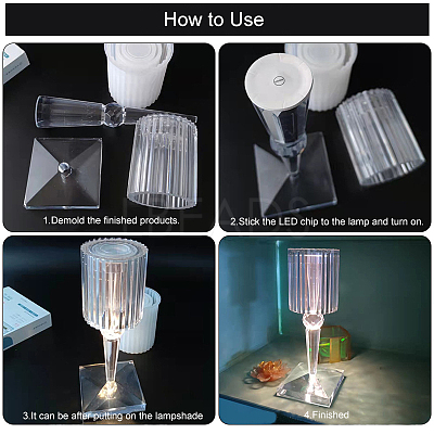 DIY Table Lamp Silicone Molds LS-DIY-Z019-18-1