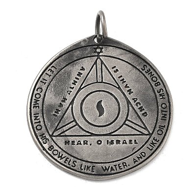 304 Stainless Steel Pendants STAS-V008-22AS-03-1