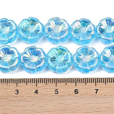 Czech Pressed Glass Beads GLAA-I061-30-1
